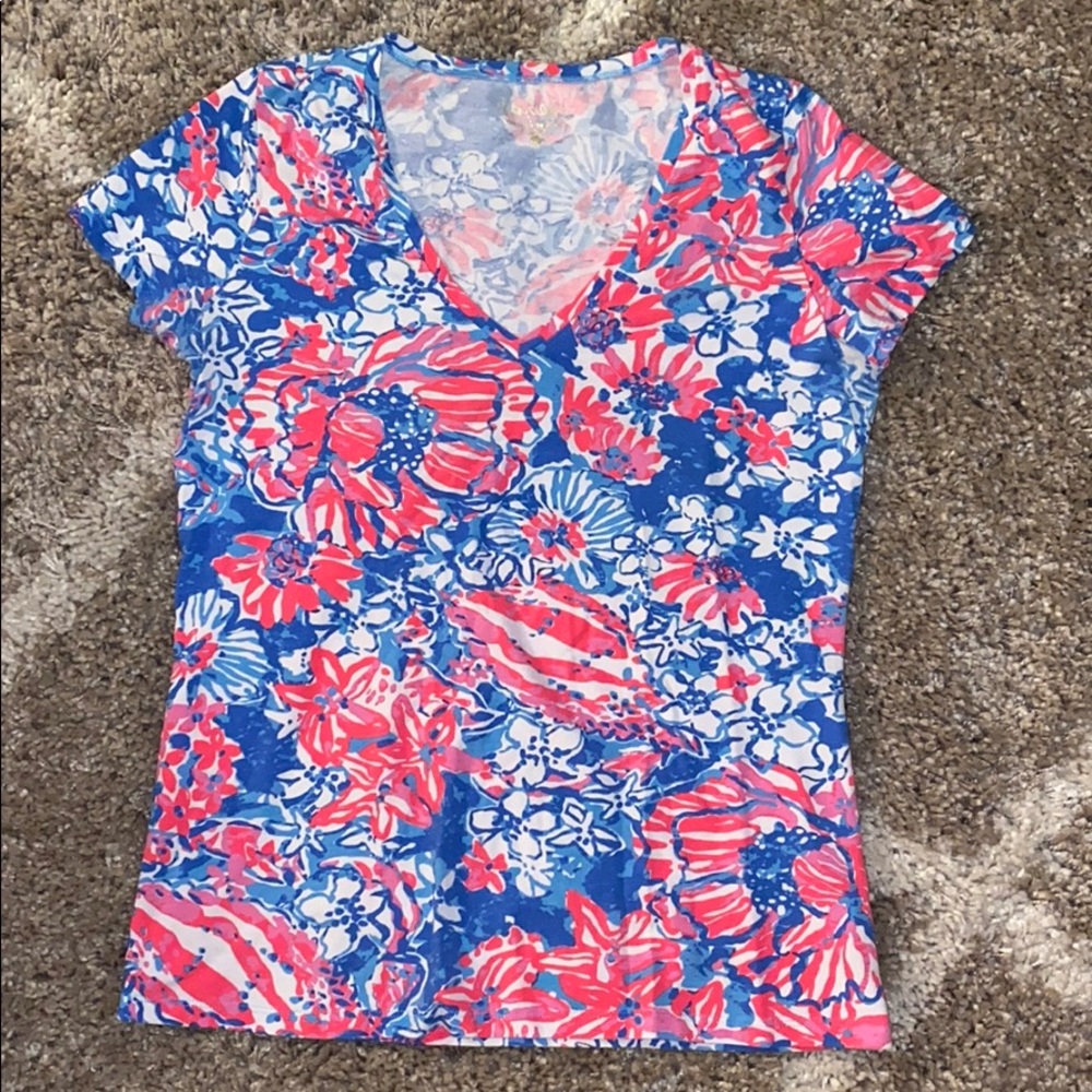 Lily Pulitzer V-Neck Tee